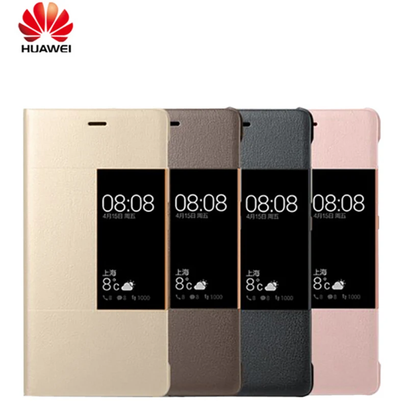 Официальные оригинальные чехлы для телефонов huawei P9 plus смарт из искусственной
