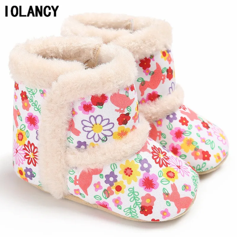 Зимние сапоги из хлопчатобумажной ткани детская обувь ботинки для девочек