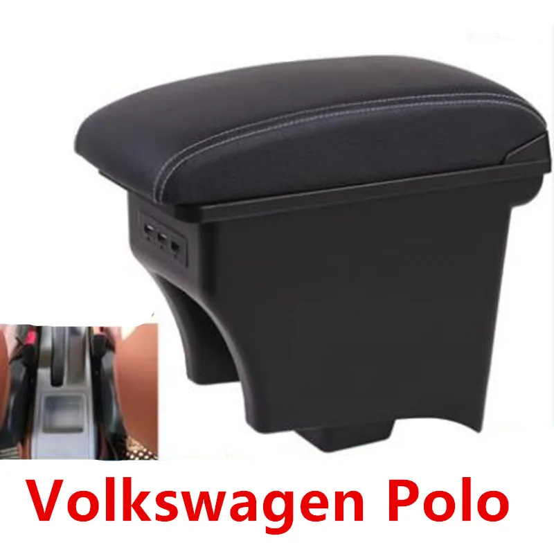 Подлокотник для Volkswagen Polo V Универсальный 2009 2018 Центральная Автомобильная консоль