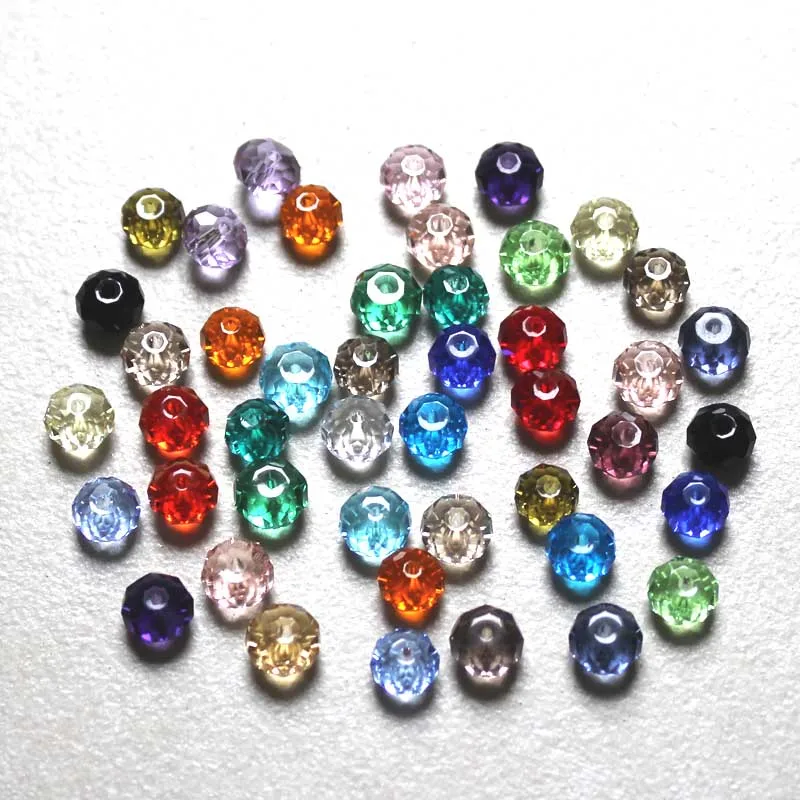 

StreBelle AAA quality 5040 crystal beads 4*6MM glass beads crystal rondelle beads 100pcs/lot