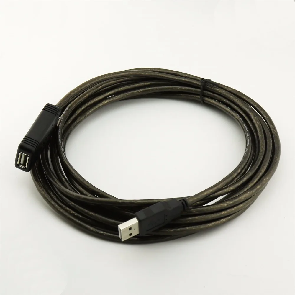 5 м 16 футов/10 м 33 фута USB 2,0 A папа до 2,0 A мама Активный удлинитель/ретранслятор усилитель адаптер кабель для ноутбука ПК Kinect PS3