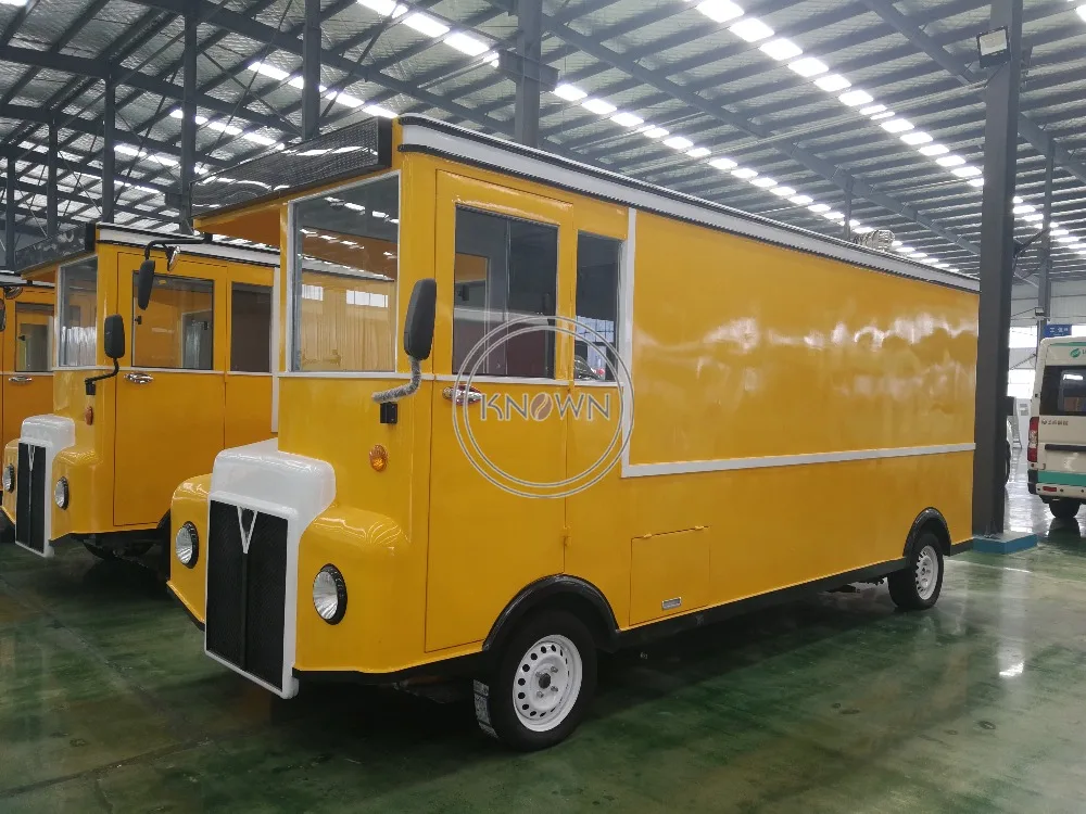 Высокая эффективность Подгонянная электрическая тележка для пищевых продуктов