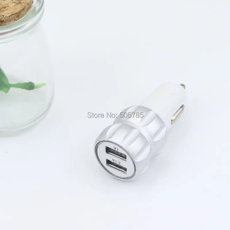 SZAICHGSI 500 шт алюминиевый сплав Универсальный 2.1A + 1A двойной usb порт автомобильное