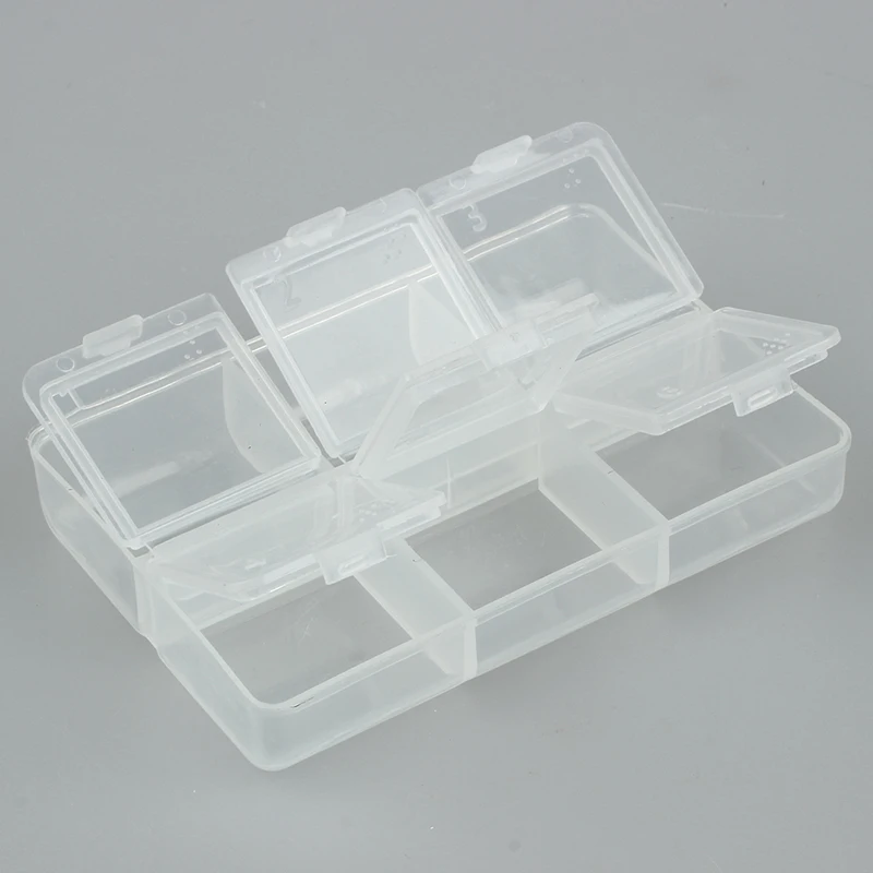 Модный набор из 6 ячеек многофункциональная коробка для хранения портативная