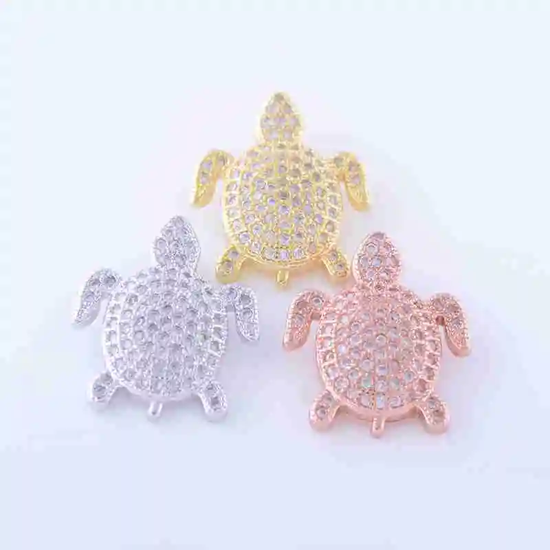 Высококачественный медный металл с цирконием стразы золотой розовое золото