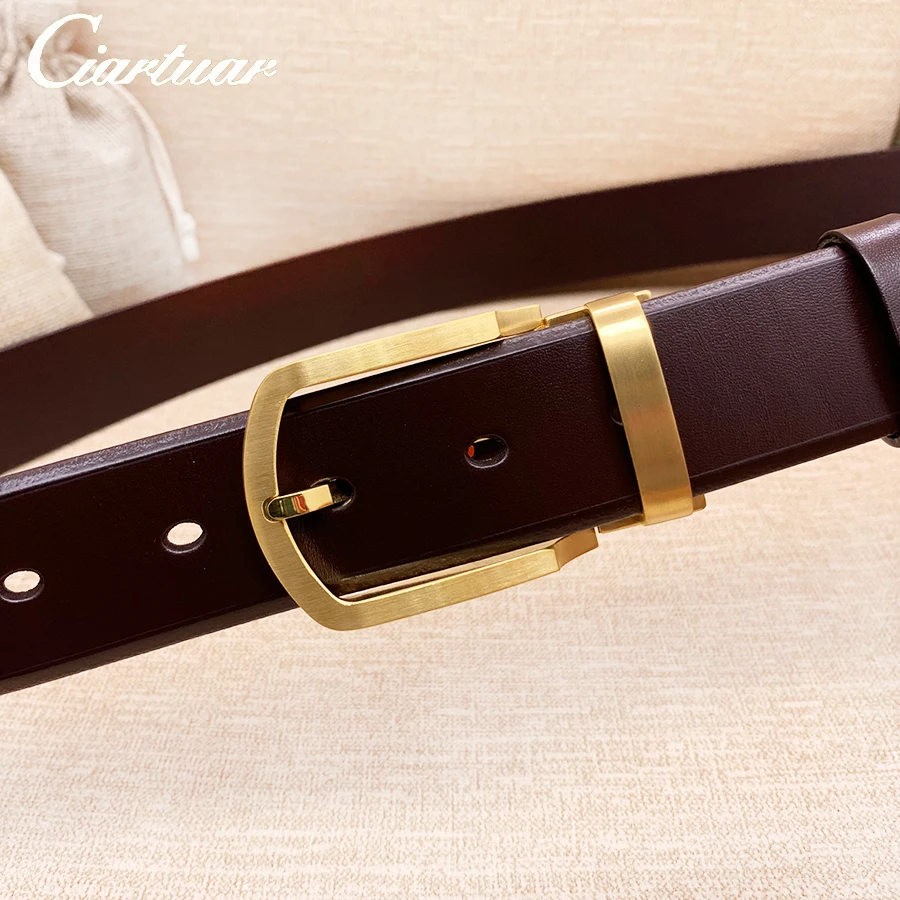 Мужской ремень из коровьей кожи Высококачественный натуральной для брюк