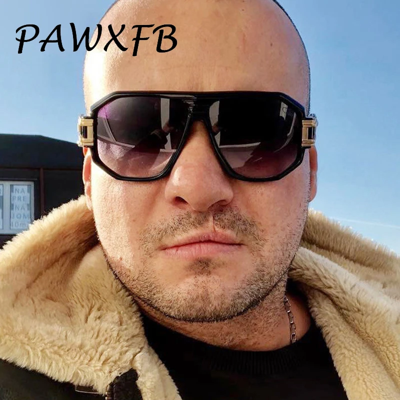 PAWXFB новые модные негабаритные мужские солнцезащитные очки унисекс квадратные