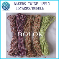 baker twine15yardsbundle 15pcslot gift packing twine diy twine multi color cotton twine 42 kinds color free shipping