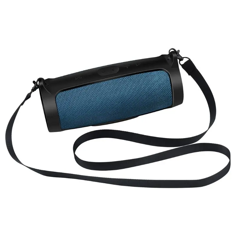 Silicone Case Cover Skin With Strap Carabiner for JBL Charge 4 Portable Wireless Bluetooth Speaker | Электроника