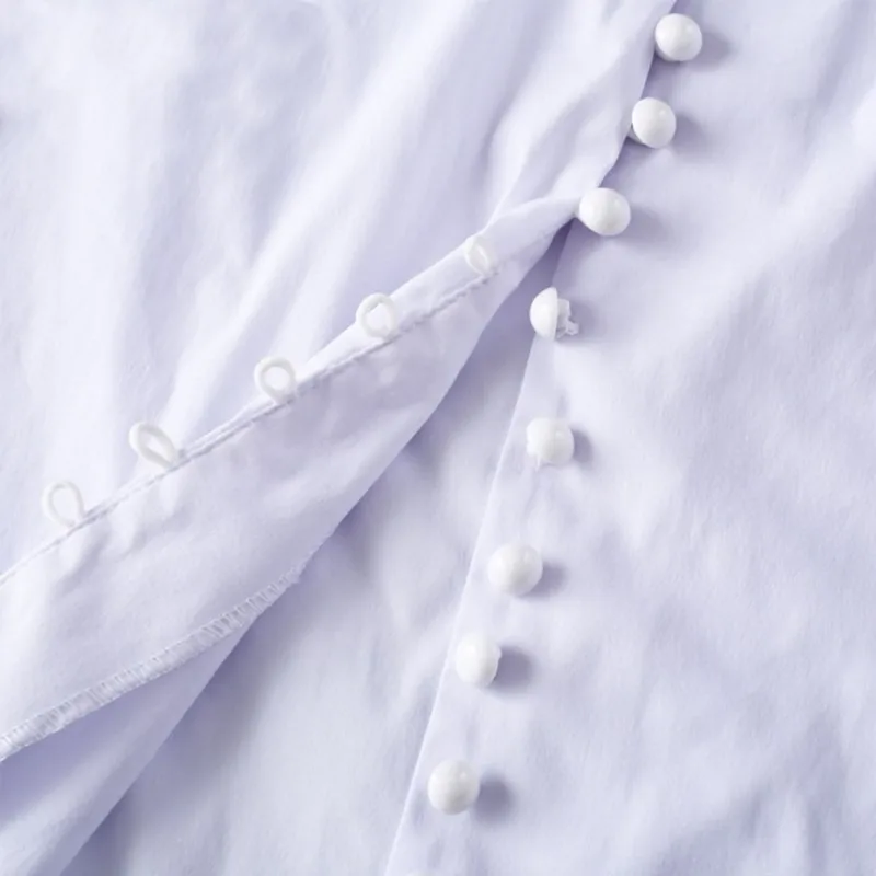 Women Button Shirts Autumn Casual Elegant Turn-down Collar Blouse Top Camisa Feminina Long Sleeve White Ladies Blouses (E1 |