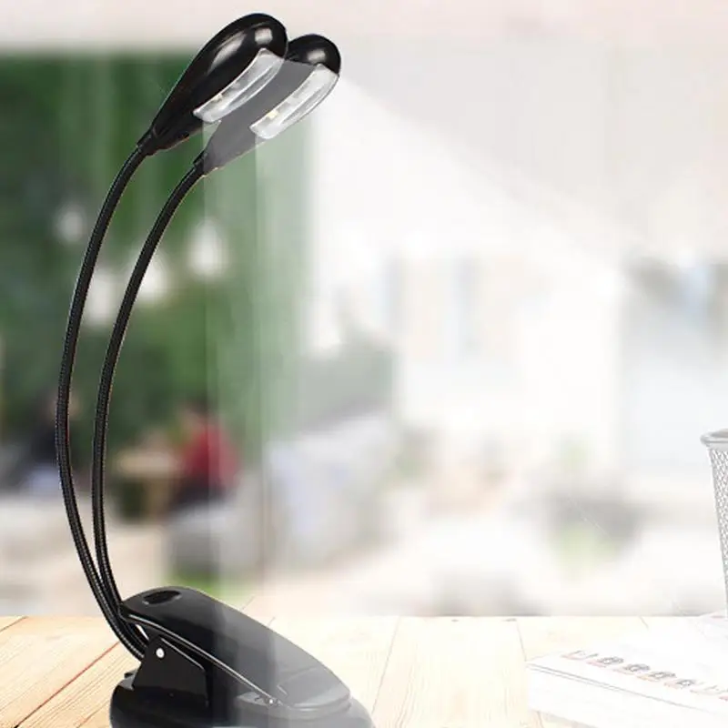 1 шт мини Портативный черный гибкий USB 3 х уровневый Сенсор светодиодный клип на
