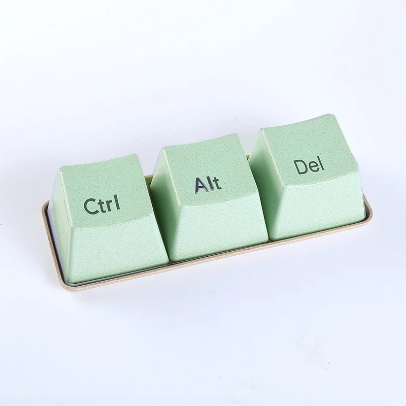 3 шт./компл. Новинка креативная простая клавиатура Ctrl ALT DEL Тип чайная кофейная