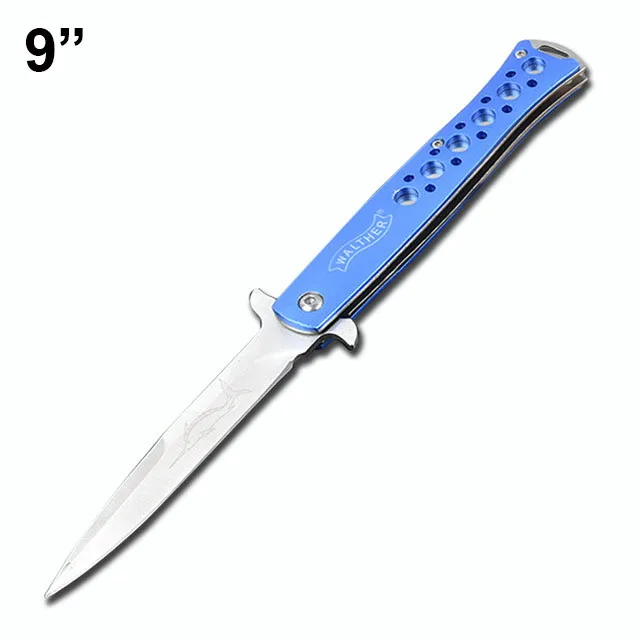 B Mengoing Swordfish Stiletto Карманный 5Cr13 стальной тактический охотничий складной нож с ручкой из алюминиевого сплава, походные Ножи EDC - Цвет: B