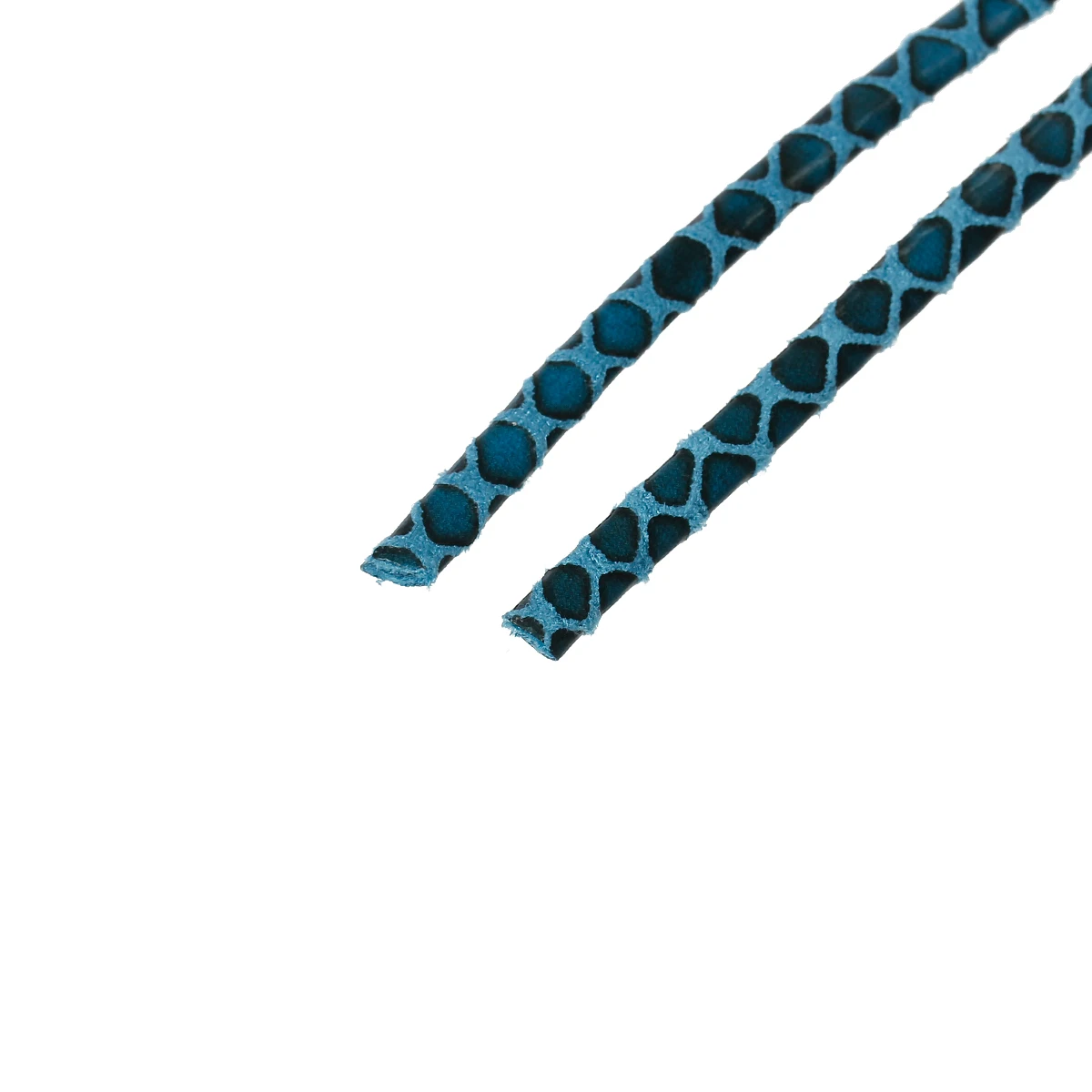 8 СЕЗОНОВ Полиуретан Кожа Украшения Шнура Резьбы Синий Змеиной Кожи 5.5 мм (2/8 &quot) х
