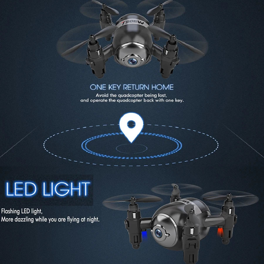 Fpv мини Дрон с Квадрокоптер камерой rc Вертолет Дистанционное управление игрушки
