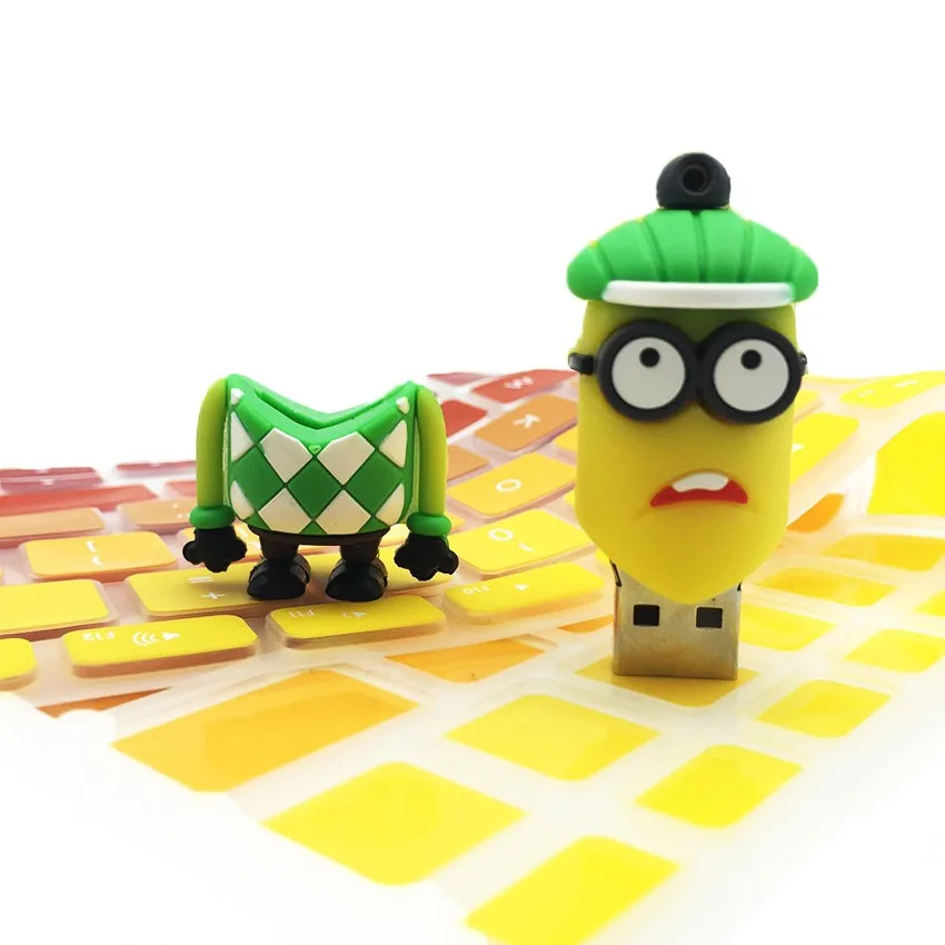 Мультфильм Миньоны Гольфист диск USB флешка Флешка устройство для хранения USB флэш-накопитель 128 Гб 64 ГБ 32 ГБ 16 ГБ 8 ГБ 4 ГБ ручка-накопитель