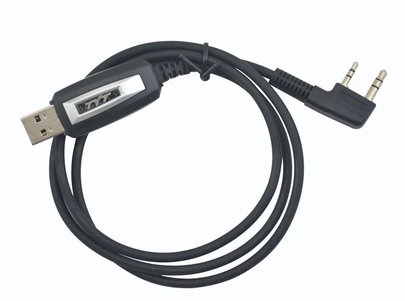 USB PC Programming Cable w/ software CD Driver for TYT Tytera DMR Digital Portable Two-way Radio MD-380 | Мобильные телефоны и
