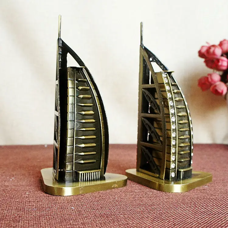Burj Al Arabic Hotel металлическая модель для дома|souvenir| |