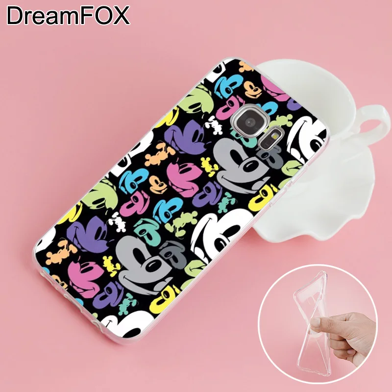 Мягкий силиконовый чехол DREAMFOX L344 с Минни Маус из ТПУ для samsung Galaxy Note S 3 4 5 6 7 8 9 Edge Plus