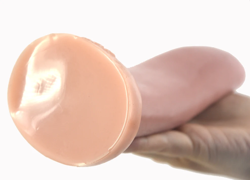 Реалистичная Анальная пробка FAAK язык стимуляция точки g цвет кожи секс-игрушки