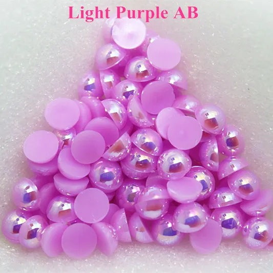 

Полукруглые бисер из АБС-пластика, светло-фиолетовые цвета АБ 1,5 мм-14 мм, имитация жемчуга, аксессуары для самостоятельного изготовления юве...