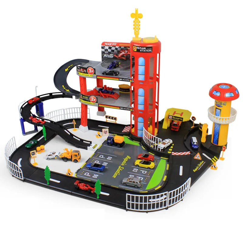 Детский центр по ремонту F1 сборная головоломка парковочная трасса стерео