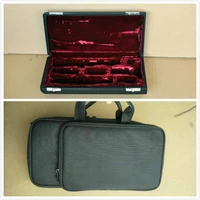 new clarinet case real wood material leather box and clarinet portable package