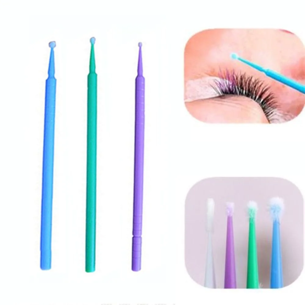 100 шт Одноразовые накладные ресницы Хлопковые Тампоны для наращивания Микро