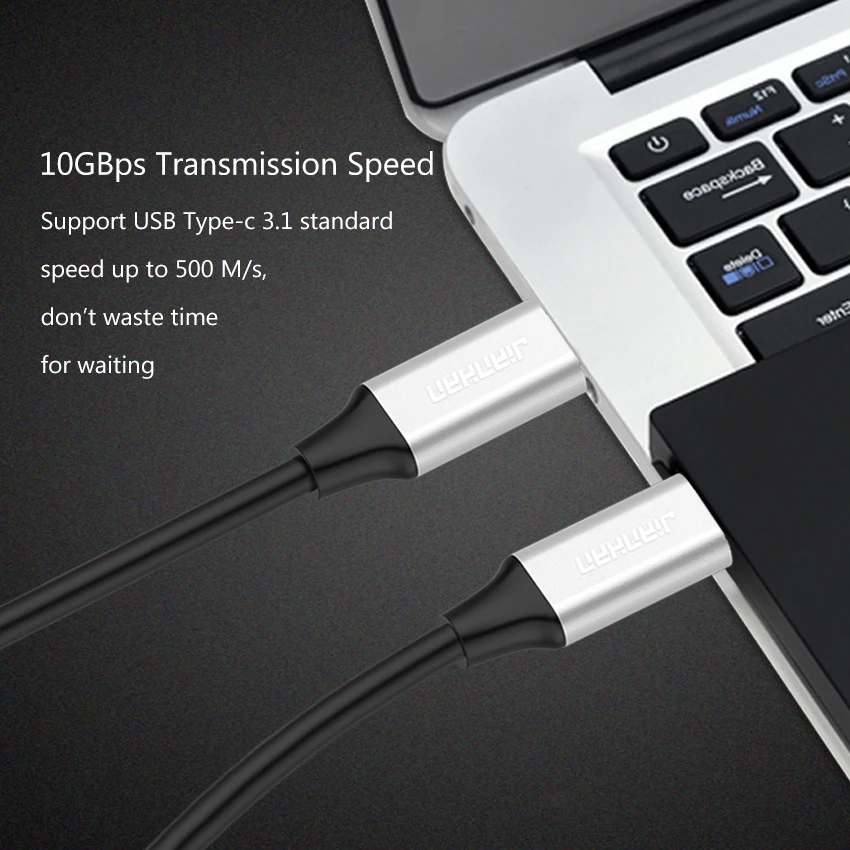 Кабель зарядный JianHan 3 А USB C на Type для Samsung Galaxy S9 1 | Электроника