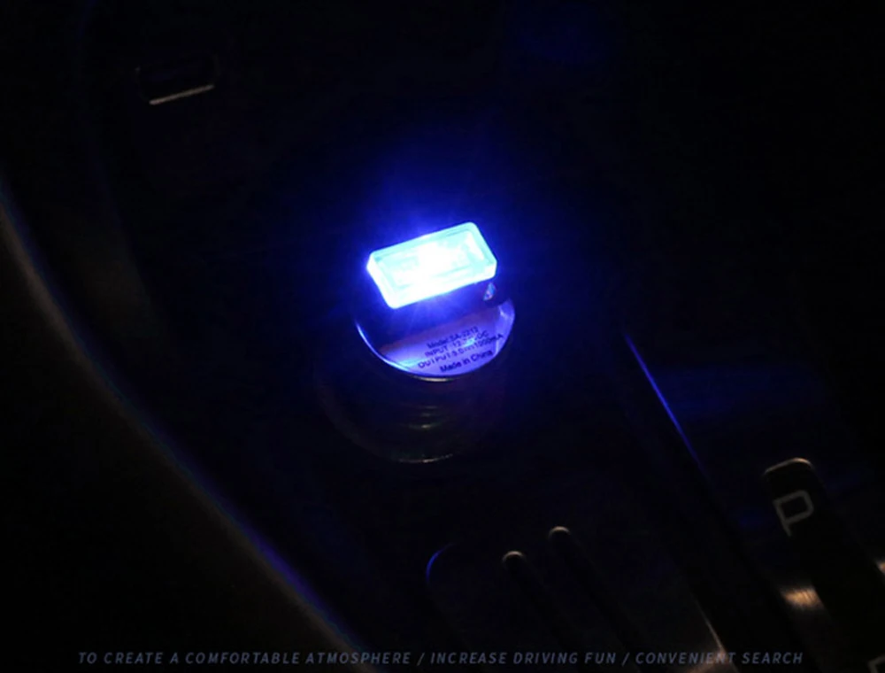 Универсальный автомобильный-Стайлинг USB светодиодный атмосфера огни декоративные настольные лампы для Land Rover LR4 LR3 LR2 Range Rover Defender Discovery