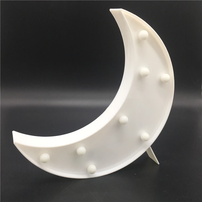 Набор милых 3D настольных светодиодсветодиодный ночных светильников в виде звезд