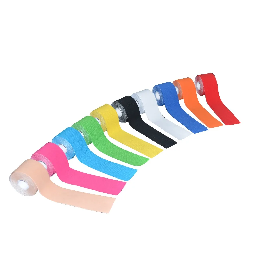 Macure Tape20 цвет 5см5м Спортивная Кинезиология Лента Хлопок Рок физиотерапия Баскетбол Футбол к активный колено боль мышцы ленты