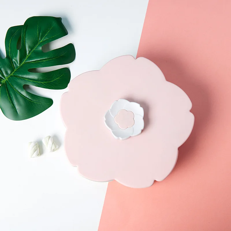 Pink ONEUP красочный цветочный дизайн двухэтажная вращающаяся коробка для хранения фруктов закуски конфеты Органайзер коробка для пищевых контейнеров ящики для хранения - Цвет: Pink