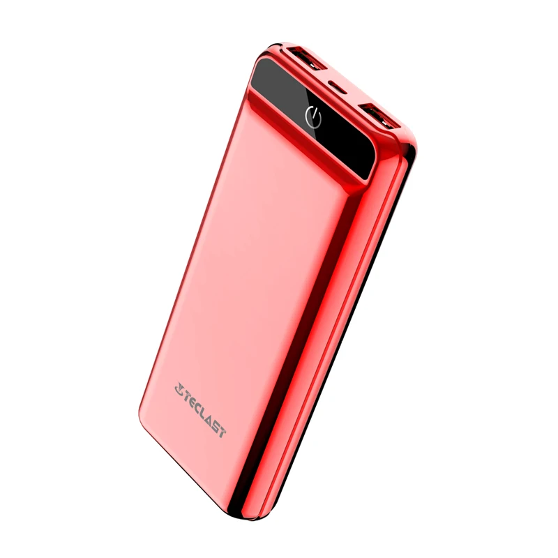 Original Teclast A20 20000mAh Powerbank Mini Dazzling colorful Ultra-thin Dual USB Interface faster 30% quick charge power bank | Мобильные