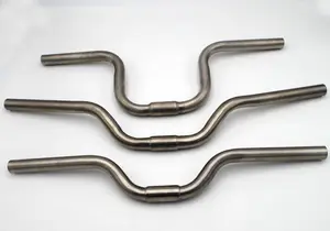 Ульсветильник титановая рукоятка для велосипеда Brompton, подъем 80 мм, 25,4 мм1 дюйм, M-TYPE