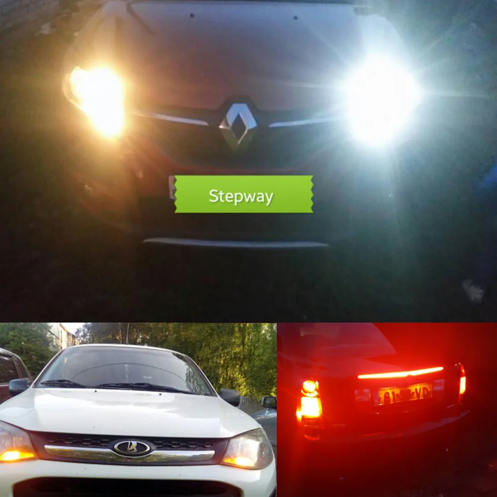 2 шт. красный высокой мощности 21SMD 3030 LED 7443 T20 7444NA светодиодные лампы для указателей