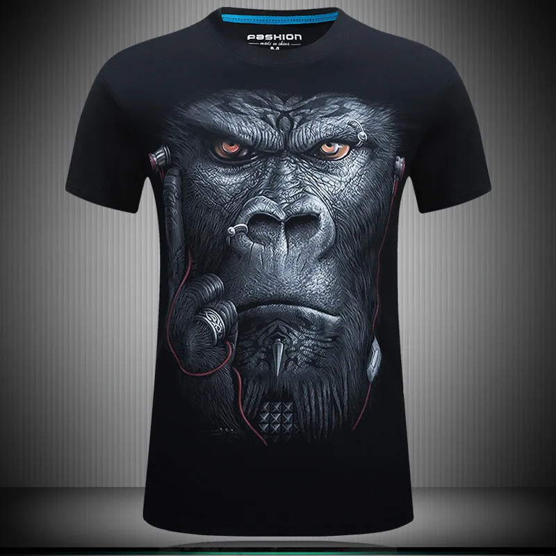 2018 новая популярная 3D футболка рок индивидуальная 5XL 6XL наушники