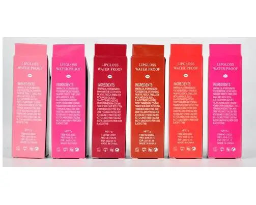 Long Lasting Lipgloss waterptoof Liquid Lipsticks 6 colors available with retail packing box DHL Shipping |