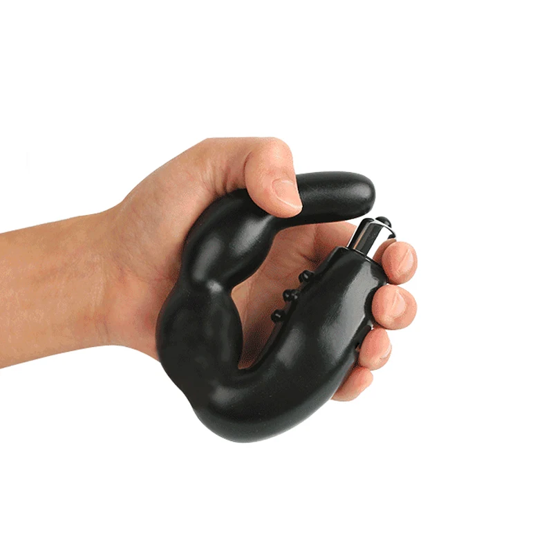Черный волк Анальный вибратор Стимулятор простаты массаж Вибратор Анальная