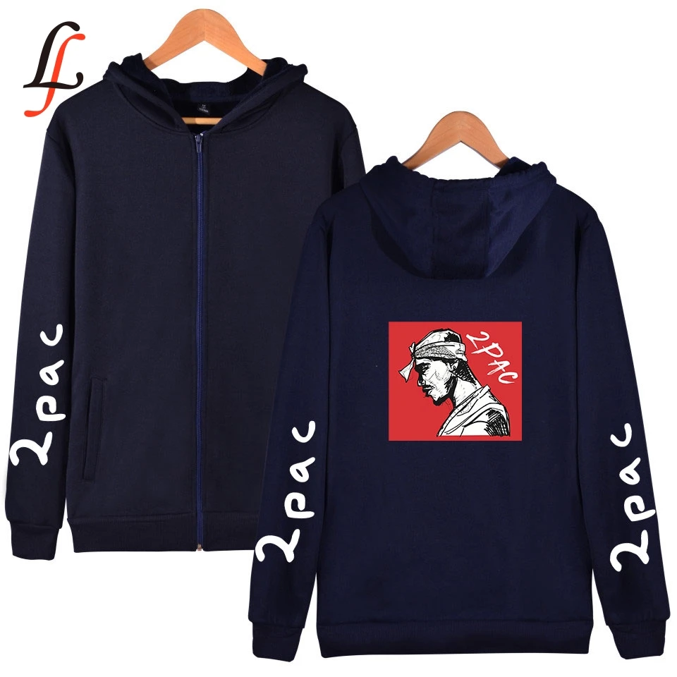 2pac harajuku на молнии толстовки с капюшоном женские для мужчин Shein уличный