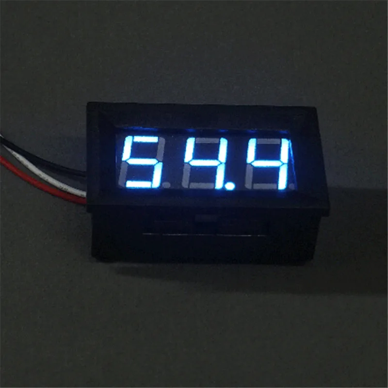 1 шт. Новинка 0 56 дюймов мини LED DC 100 в вольтметр Напряжение Вольт 3 цифровой дисплей