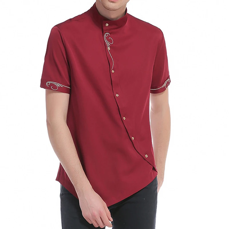 Мужская рубашка двубортная с длинным рукавом|mens shirt double|dress long sleevehawaiian |