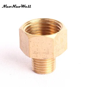 Латунный соединитель NuoNuoWell с внутренней резьбой 12 дюйма на M14, 2 шт.