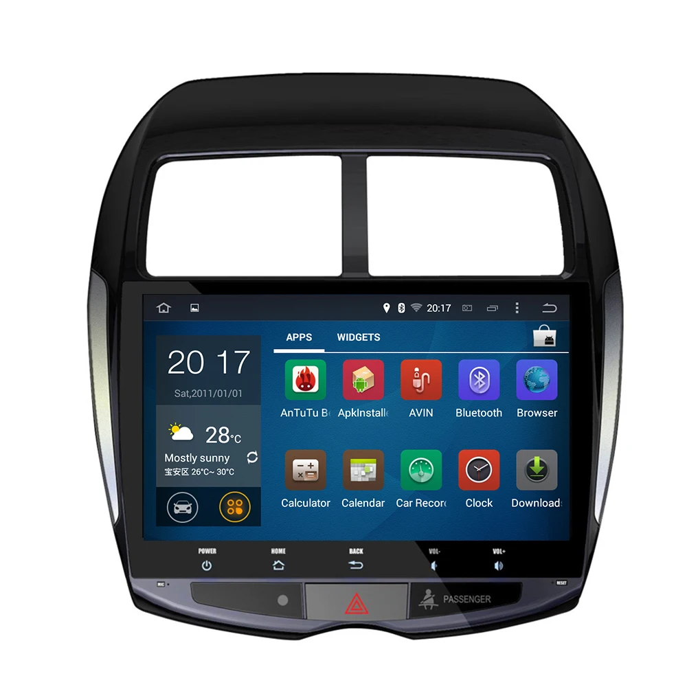Android 10 8 ядерный автомобильный Радио мультимедийный плеер 2 din dvd GPS для Mitsubishi ASX 2010