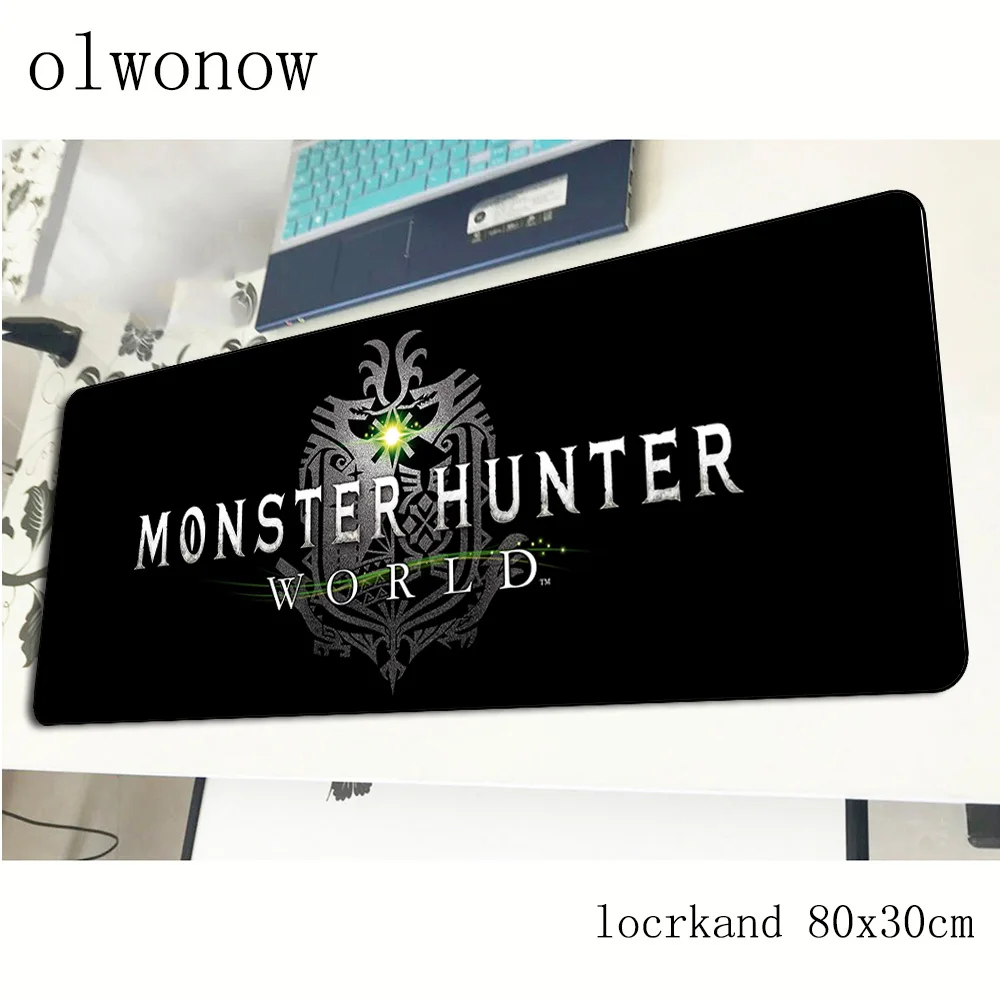 Коврик для мыши Monster Hunter игровой коврик с заблокированными краями 80x30 см большой