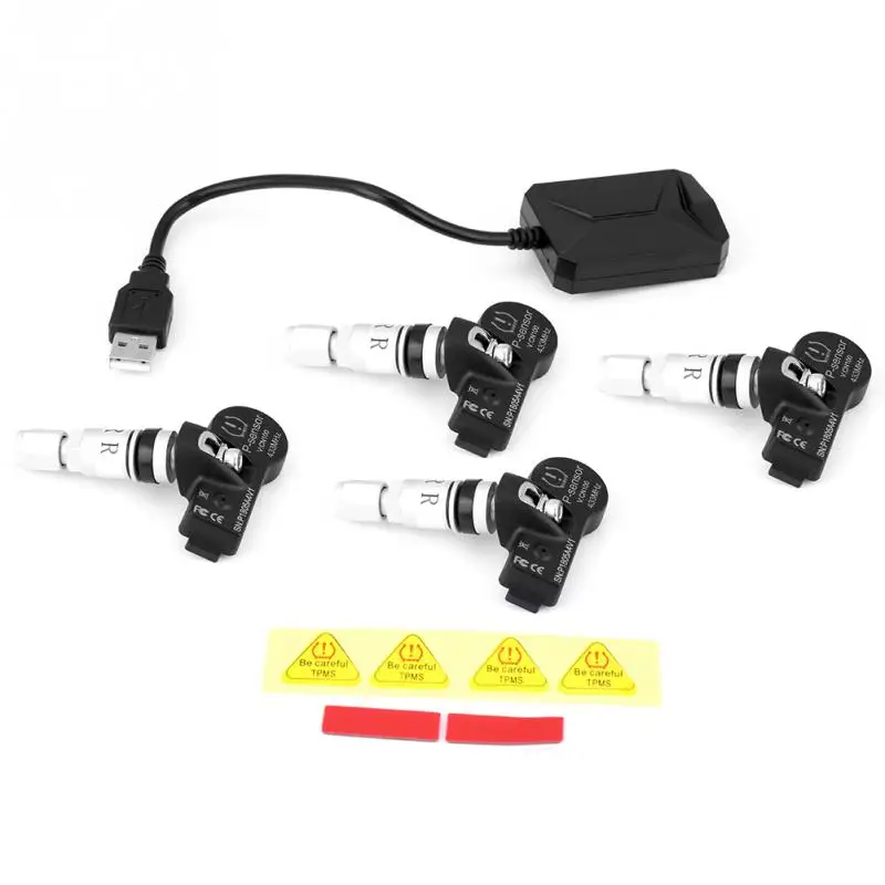USB-датчик давления в шинах TPMS внутренние датчики для Android автомобильный