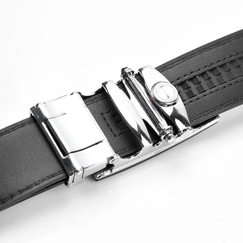 Men Leather Belts Automatic Buckle Metal Belt Lucxury Designer For Youth Business Genuine Wholesale | Аксессуары для одежды