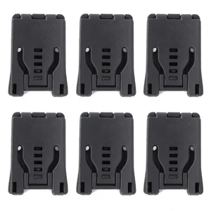 Набор из 6 шт., большая дорожная пряжка, зажим для ремня, петля для ножа Kydex, футляр с фурнитурой, специально для DIY