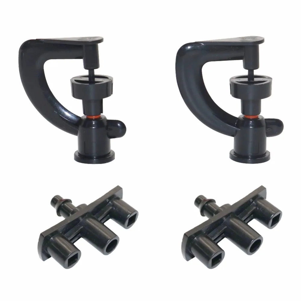 Вращающаяся микронасадка для распыления воды 50 шт. распылитель прохлады