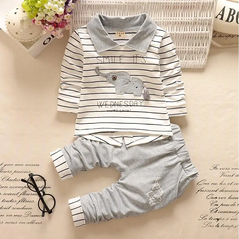 2018 roupa infantil бибикола новорожденный комплекты одежды для маленьких мальчиков Топ +